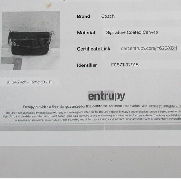 Authentic Coach Vintage  Black Signature Bag - Picture 10 of 10